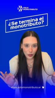 ¿Se termina el monotributo? 🤔
Hay novedades y mucha confusión dando vueltas…
Te contamos qué cambia realmente y qué no, sin vueltas.

📲 Mirá el video completo y sacate todas las dudas.

#Monotributo #SoloMonotributo #Impuestos #AFIP #Autónomos #Emprendedores