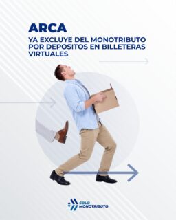 👉🏼 ARCA comenzó un operativo de control sobre monotributistas utilizando información de billeteras virtuales como Mercado Pago, Personal Pay y Naranja X.

👉🏼 Cuando detecta depósitos que superan lo declarado, puede realizar recategorizaciones de oficio o incluso excluir al contribuyente del Monotributo.

👉🏼 ARCA seguirá ampliando el uso de información digital para fiscalizar movimientos electrónicos, por lo que los monotributistas deberán ajustar su operatoria para evitar exclusiones.

Te ayudamos a entender, ordenar y resolver todo sin vueltas.
📲 Escribinos.
11-5155-4233

📧 info@solomonotributo.ar

📬 Mensaje privado

#monotributo #afip #contador #contabilidad #autónomo #impuestos #facturas #recategorizacion #altamonotributo #bajamonotributo #moratoria #plandepago #facturaelectronica #ingresosbrutos #asesoramientopersonalizado #asesoramientocontable #contadorpublico #deuda #banco #consejo #tarjetadecredito