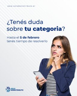 📌 Con nuestro asesoramiento vas a poder conocer exactamente qué categoría te corresponde, saber si necesitás hacer la recategorización o no y, en caso de que sea necesario, recategorizarte de forma simple y sin complicaciones.

Te acompañamos en todo el proceso para que estés al día y evites errores o demoras. ✔️

¡Consultanos para más info! ✔️
www.solomonotributo.ar
📲 11-5155-4233

#monotributo #afip #contador #contabilidad #autónomo #impuestos #facturas #recategorizacion #altamonotributo #bajamonotributo #moratoria #plandepago #facturaelectronica #ingresosbrutos #asesoramientopersonalizado #asesoramientocontable #contadorpublico #deuda #banco #consejo #tarjetadecredito
